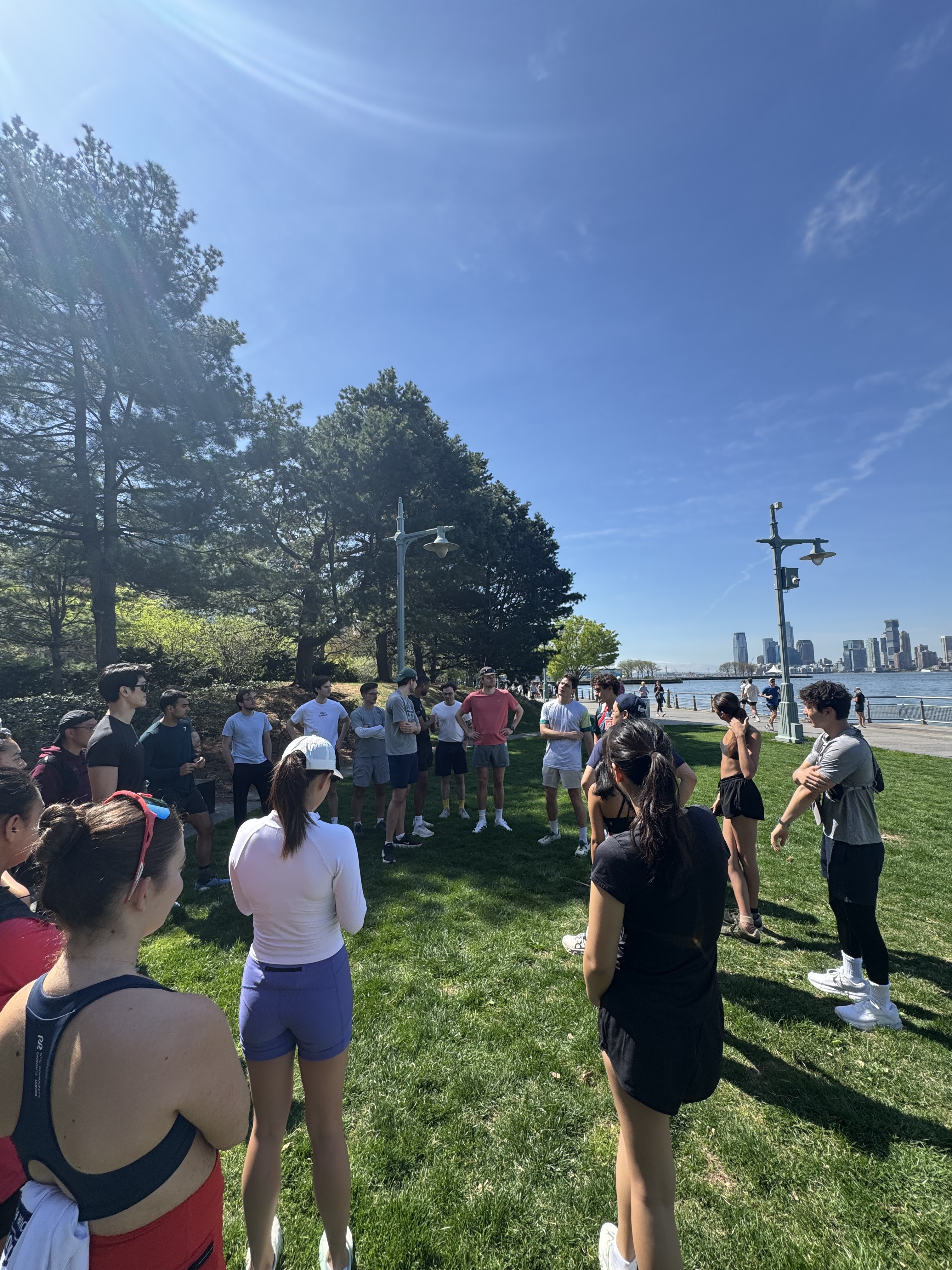 TCK Run Club members gathering before a run